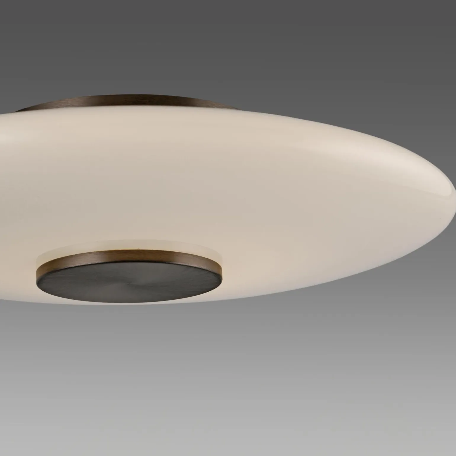 Szklana stołowa lampa z dotykowym ściemniaczem PURE VITRUM Brązowa (4080-34) - Paul Neuhaus