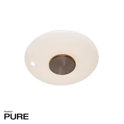 Szklany, ściemnialny kinkiet PURE VITRUM Brązowy (6082-34) - Paul Neuhaus