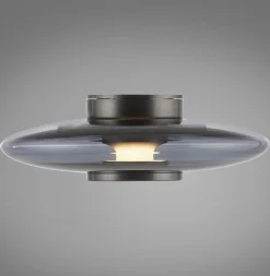 Szklany, ściemnialny kinkiet PURE VITRUM SZARY (6082-15) - Paul Neuhaus