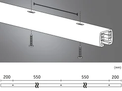 Szyna URail 1,5m Chrom 1phase (PL95665) - PAULMANN