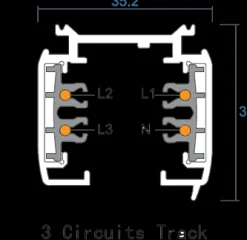 Szynoprzewód 1m (czarny) (8097) - Shilo