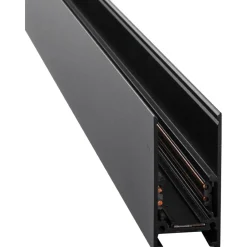 Szynoprzewód magnetyczny natynkowy Komatsu 48V - Czarny (1 m) (6505) - Shilo