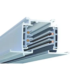 Szynoprzewód podtynkowy TRACK 3, 2m (biały) (8104) - Shilo