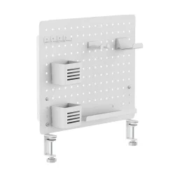Tablica na akcesoria komputerowe i gamingowe Pegboard PG1 Biały (LV0154) - LVN SYSTEM