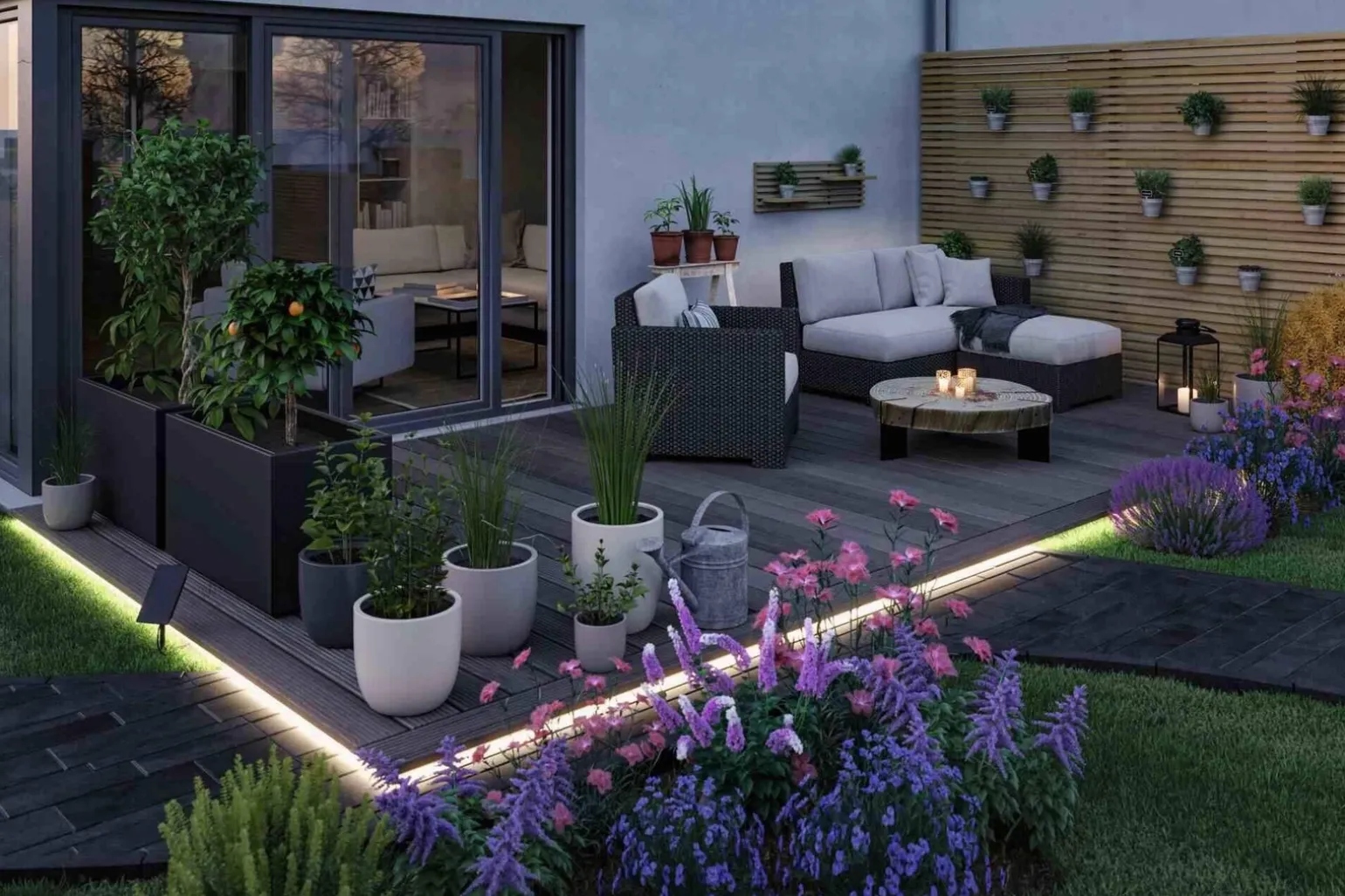 Taśma ogrodowa LED solar 2700K + czujnik zmierzchu 3m IP44 czarny / tworzywo sztuczne (PL71195) - PAULMANN