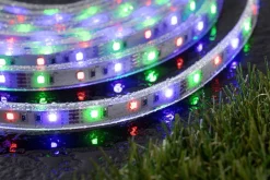 Taśma ogrodowa LED solar 2700K + czujnik zmierzchu 3m IP44 czarny / tworzywo sztuczne (PL71196) - PAULMANN