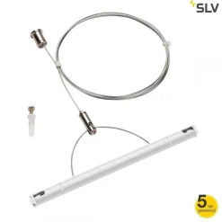 Tenseo, podwieszenie druciane, kolor biały (1002698) - SLV