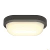 TERANG 2, lampa ścienna i sufitowa outdoor, LED, 3000K, IP44, owalna, antracytowa, 11W (229935) - SLV