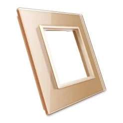 Termostat LIVOLO + Ramka pojedyncza Złota GPF-1 (VL-C701TMC-EC-63) LIVOLO