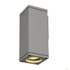 THEO WALL, lampa ścienna outdoor, QPAR51, kwadratowa, srebrnoszara, maks. 35W (229524) - SLV