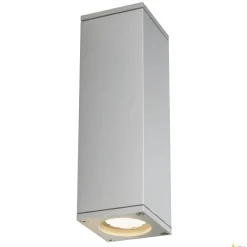THEO, zewnętrzna oprawa ścienna, QPAR51, IP44, prostopadłościan, up/down, srebrnoszara, maks. 70 W (229532) - SLV
