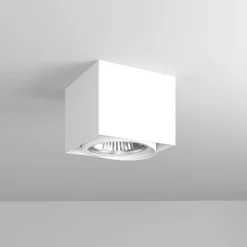 TITO C2 stropowy max. 1x13W, GU10, 230V, czarny głęboki (mat struktura) RAL 9005 (T113C2116) - Cleoni