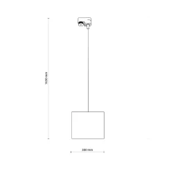 TRACER LINEN 300 1XE27 (10674) - TK Lighting