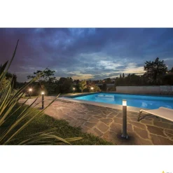 TRUST 60, lampa podłogowa outdoor, LED, 3000K, IP55, stal nierdzewna 316, Ø/W 6/60 cm, 8,6W (228110) - SLV