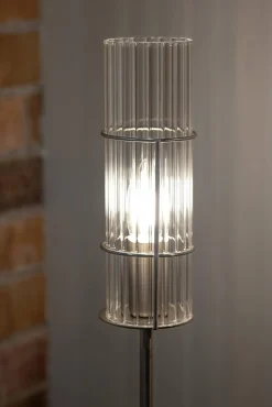 TUBO Table 1L 50cm Satin Nickel/Clear (108557) Markslojd