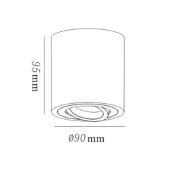 Tulon oprawa natynkowa złota (LP-5441/1SM GD) - Light Prestige