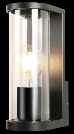 TWILIGHT LAMPA ZEWNĘTRZNA KINKIET CZARNY/BLACK (SJ15111) - Zuma Line