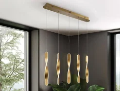 Twist lampa wisząca 5L (219527) - Schuller