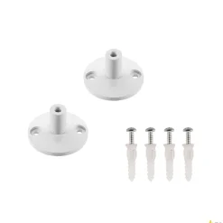 UCHWYT ŚCIENNY, do niskonapięciowego systemu linkowego TENSEO, krótki, biały, 2 szt. (186301) - SLV