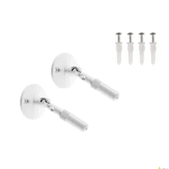 UCHWYT ŚCIENNY, do niskonapięciowego systemu linkowego TENSEO, długi, biały, 2 szt. (186311) - SLV