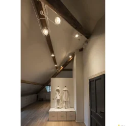 UCHWYT ŚCIENNY, do niskonapięciowego systemu linkowego TENSEO, długi, biały, 2 szt. (186311) - SLV