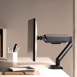 Uchwyt do mocowania monitora, z funkcją full motion, z gazową sprężyną M1 Pro (LV0663) - LVN SYSTEM