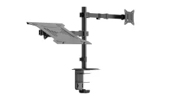Uchwyt na monitor w systemie Vesa, z tacą na laptopa ML2 (LV9908) - LVN SYSTEM
