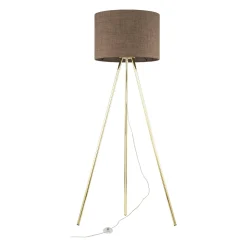 UMBERTO BROWN GOLD LAMPA PODŁOGOWA 1 (16032) - TK Lighting