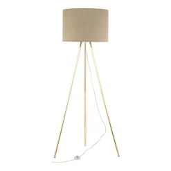UMBERTO LINEN GOLD LAMPA PODŁOGOWA 1 (16036) - TK Lighting