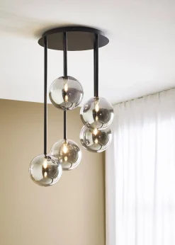 UNIVERSE Sufitowa 5L Czarny/Przydymiony