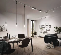 URail Panel LED 7W Czarny Mat/Chrom 230V Aluminium/Tworzywo sztuczne (PL96920) - PAULMANN