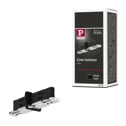 URail Stromtrenner Schwarz m Met 1phase (PL95652) - PAULMANN