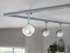 URail System Spot Pane 1x7W Biały/Chrom Mat 230V Metal/Tworzywo sztuczne (PL95373) - PAULMANN