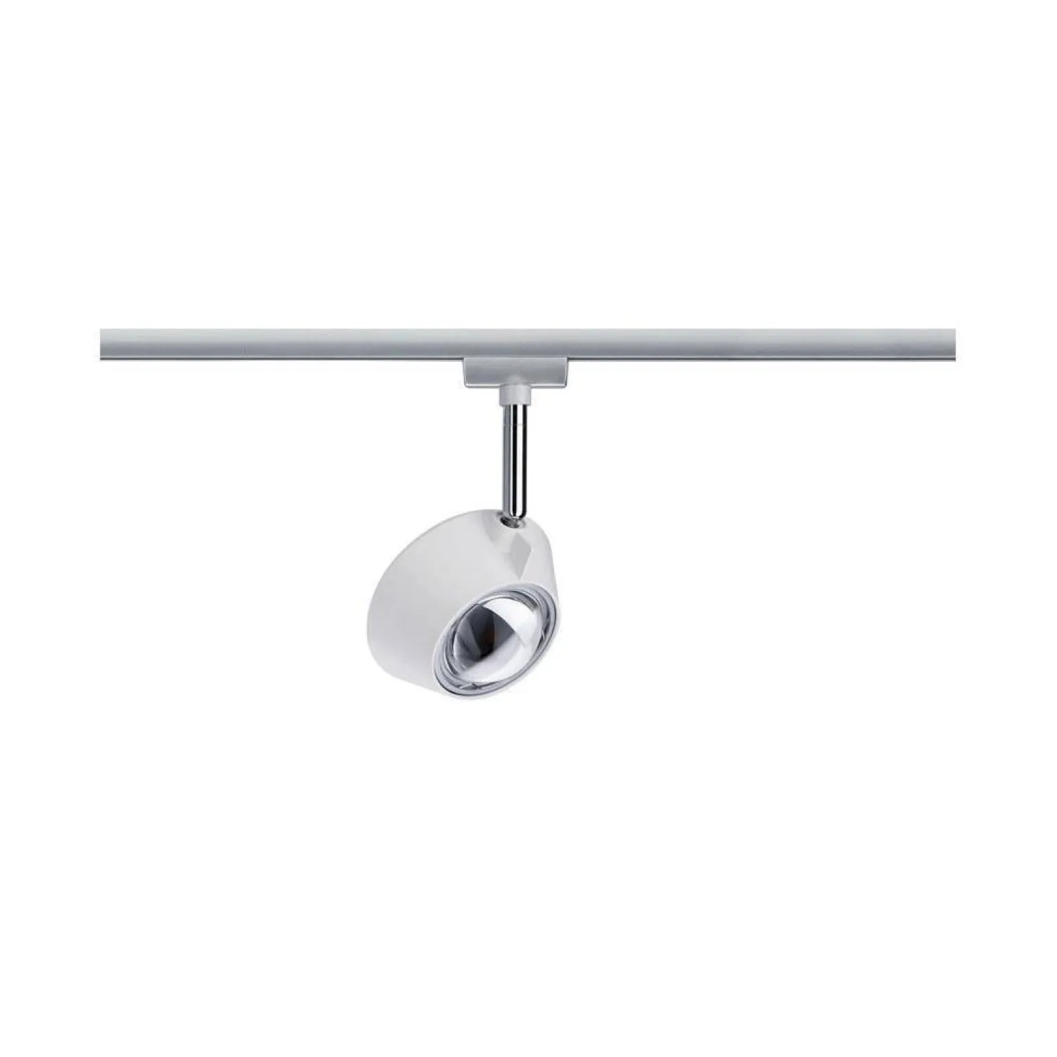 URail System Spot Sabik 1x13W Chrom Mat 230V Metal/Tworzywo sztuczne ściemniany (PL94979) - PAULMANN