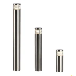 VAP SLIM 30, lampa podłogowa outdoor, TC-TSE, IP44, stal nierdzewna szczotkowana, Ø/W 10/30 cm, maks. 20W (230063) - SLV