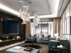 Velos II lampa wisząca 5L (609531N) - Schuller