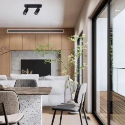 VERTICAL BLACK SPOT 2xGU10 (ML0295) - Milagro