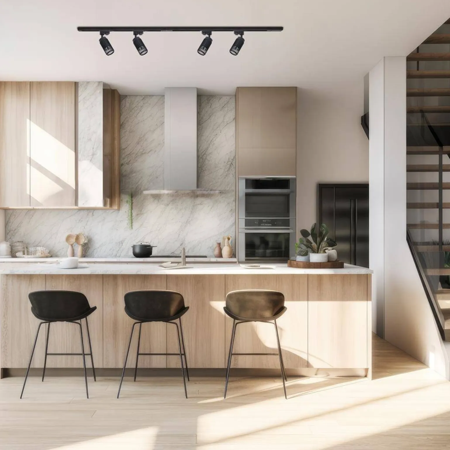 VERTICAL BLACK TRACK 1xGU10 (ML0293) - Milagro