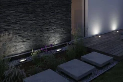 Wallwasher Plug & Shine ITO regul. 6W 3000K IP67 24V nabudowana antracyt / metal (PL94667) - PAULMANN