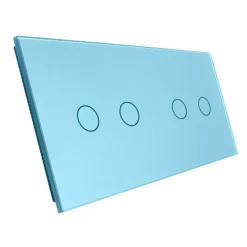 Włącznik dotykowy krzyżowo-schodowy 2 + 2 EC Wi-Fi niebieski (VL-C7022SEC-69) LIVOLO