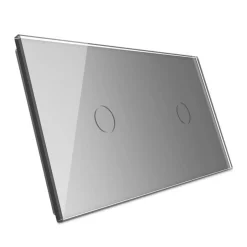 Włącznik dotykowy krzyżowo-schodowy 1 + 1 EC Wi-Fi srebrny (VL-C7011SEC-64) LIVOLO