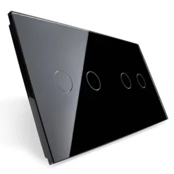 Włącznik dotykowy krzyżowo-schodowy 2 + 2 EC Wi-Fi czarny (VL-C702SEC-62) LIVOLO
