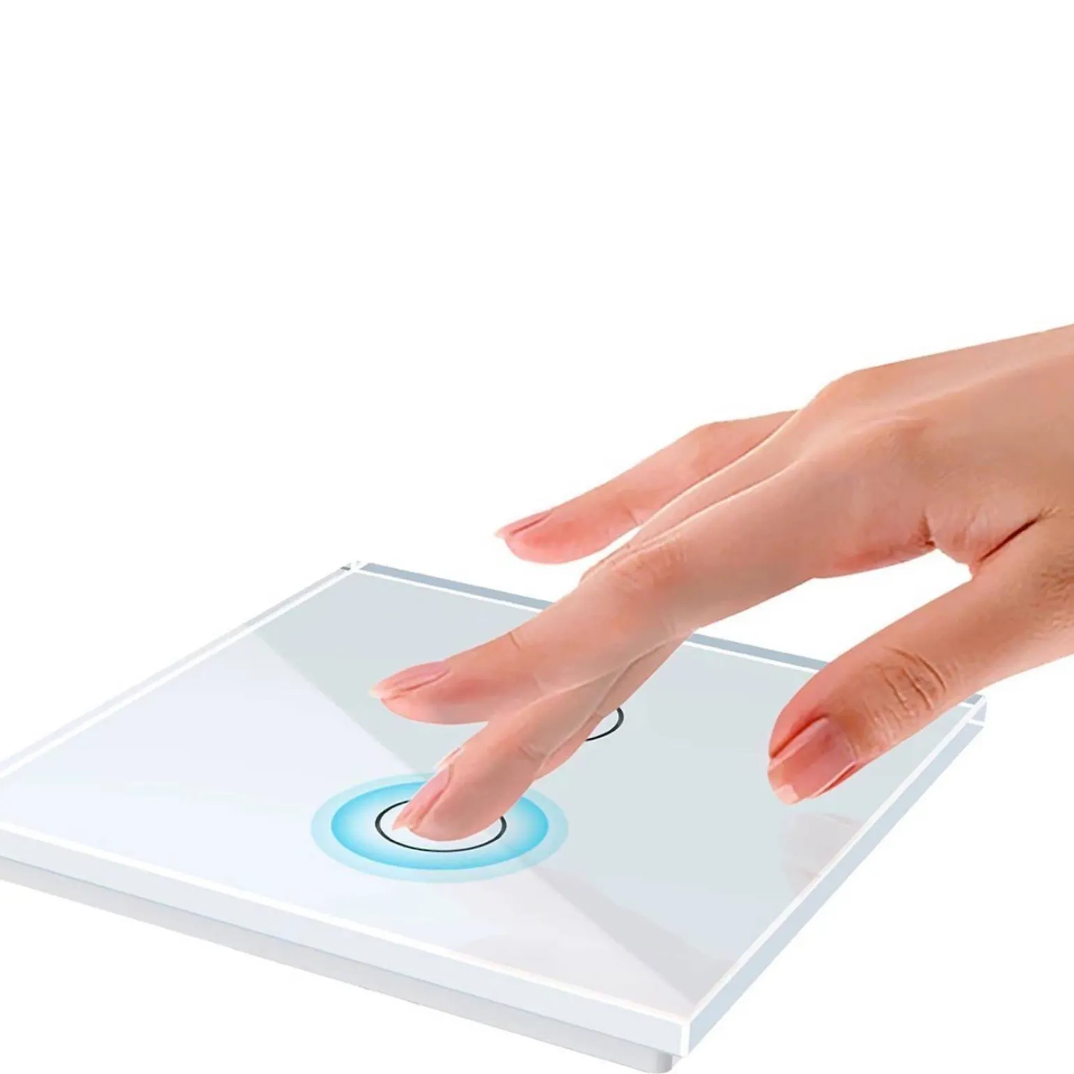 Włącznik dotykowy LIVOLO krzyżowo-schodowy podwójny EC Wi-Fi czarny (VL-C702SEC-62) LIVOLO