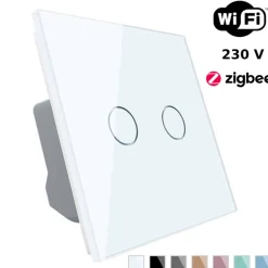 Włącznik dotykowy LIVOLO podwójny EC Wi-Fi biały (VL-C702EC-61) LIVOLO
