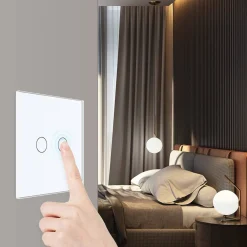 Włącznik dotykowy LIVOLO podwójny EC Wi-Fi biały (VL-C702EC-61) LIVOLO