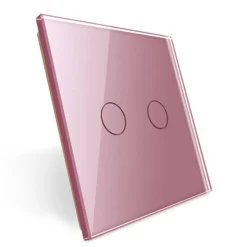 Włącznik dotykowy LIVOLO podwójny EC Wi-Fi różowy (VL-C702EC-67) LIVOLO