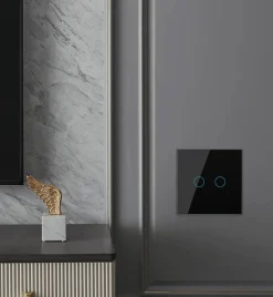 Włącznik dotykowy LIVOLO podwójny EC Wi-Fi niebieski (VL-C702EC-69) LIVOLO