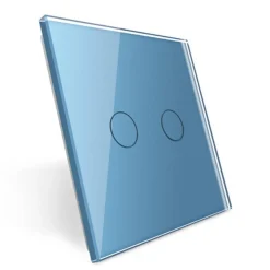 Włącznik dotykowy LIVOLO podwójny EC Wi-Fi niebieski (VL-C702EC-69) LIVOLO