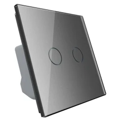 Włącznik dotykowy LIVOLO podwójny EC Wi-Fi srebrny (VL-C702EC-64) LIVOLO