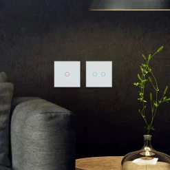 Włącznik dotykowy LIVOLO podwójny EC Wi-Fi zielony (VL-C702EC-68) LIVOLO